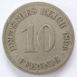 Deutsches Reich 10 Pfennig 1896 E K-N s+