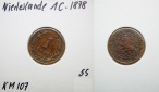 Niederlande, 1 Cent 1878