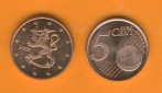 Finnland 5 Cent 2005 bankfrisch aus der Rolle entnommen Auflag...