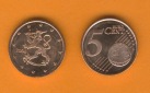 Finnland 5 Cent 2006 bankfrisch aus der Rolle entnommen