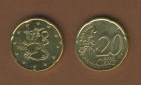 Finnland 20 Cent 2005 bankfrisch aus der Rolle entnommen Aufla...