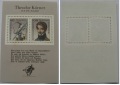1991, Deutschland, der Briefmarkenbogen: 200. Geburtstag von T...