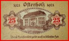 * HANOVER: OSTERHOLZ-SCHARMBECK ★ 25 PFENNIG 1921 KFR KNACKI...