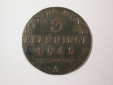 H10  Preussen  3 Pfennig 1845 A in s/s-ss  Originalbilder
