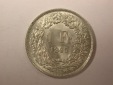 H11  Schweiz  1 Franken Silber 1945 in f.st/ST  Originalbilder