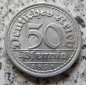 Weimarer Republik 50 Pfennig 1921 G