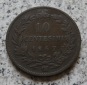 Italien 10 Centesimi 1867 OM