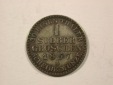 H12  Preussen  1 Silbergroschen 1857 A in ss+  Originalbilder