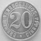 Bremen 20 Verrechnungspfennig 1924, Jäger N 43