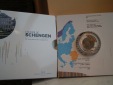     Luxemburg 10 Euro Silber Titan 2010 Schengen Abkommen, Aufl. rare 3.000 Stück
