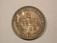 H13  Preussen  1 Silbergroschen  1862 A in vz/vz+   Originalbi...