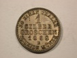 H13  Preussen  1 Silbergroschen  1868 B in ss+/f.vz  Originalb...