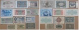 1908-1937, Deutsches Reich, Satz von 12 Stück Banknoten von 1...