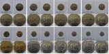 1990, Polen, Satz Umlaufmünzen (neue und alte Münzgestaltung)