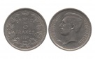 Belgien Belgium 5 Francs 1934 des Belges UN Belga Selten