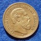 Hessen 10 Mark Gold 1880-H. Deutsches Kaiserreich. Originalmü...