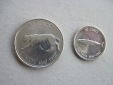 Kanada 25 + 10 Cents in 800er Silber Gedenkmünzen 100 Jahre C...
