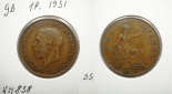 Großbritannien Penny 1931