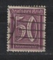 Dt. Reich 1921 Mi. 183 Echt gelaufen 50 Pfennig