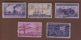USA 1944 alle Einzelmarken aus 1944 Mi.525,526,527,528,+ 531.....