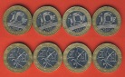 Frankreich 10 Francs 1988.1989,1990 + 1991