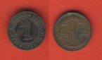 Weimarer Republik 1 Reichspfennig 1929 E