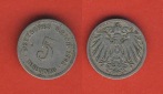 Kaiserreich 5 Pfennig 1898 A
