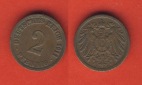 Kaiserreich 2 Pfennig 1911 A