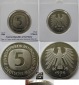 1986, Deutschland, 5 Mark (G), Polierte Platte (Typ A)