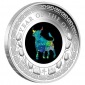 1 $ Dollar Lunar Ox - Ochse Opal Australien 1 oz Silber PP 2021