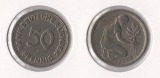 BRD 50 Pfennig 1949 -F- BDL ss-vz