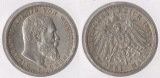 Württemberg 3 Mark 1912 -F- (Silber) vz Wilhelm II. (1891-191...