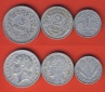 Frankreich 5 Francs 1947, 2 Francs 1947 + 1 Franc 1944