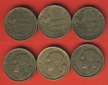 Frankreich 10 Francs 1951, 10 Francs 1953, 10 Francs 1955  (Lo...