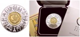13 g Feingold + 24 g Feinsilber. 800 Jahre Münze Wien incl. E...