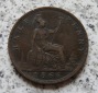 Großbritannien half Penny 1866 / 1/2 Penny 1866