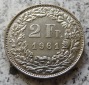 Schweiz 2 Franken 1961 B