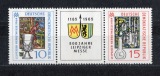 DDR 1964 Mi. 1052-1053 Kompl.Satz als Dreierstreifen **Postfrisch