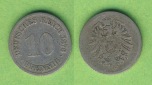 Kaiserreich 10 Pfennig 1876 A