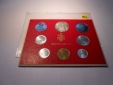 Vatikan Kursmünzensatz 1967(1) MCMLXVII ANNO V im Folder