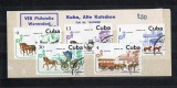 Kuba Satz Alte Kutschen auf Papier Gestempelt (5 Werte)