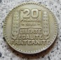 Frankreich 20 Francs 1929, Silber