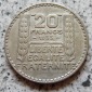 Frankreich 20 Francs 1933, Silber