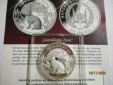 200 Francs Dschibuti Silbermünze 999er Silber siehe Foto