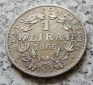 Italien Altstaaten, Vatikanstaat 1 Lire 1866 R (kleiner Kopf),...