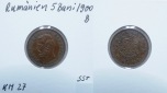Rumänien 5 Bani 1900 B
