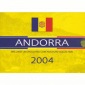 Offiz. KMS Andorra 2004 mit 2x 1-Euro Niederlande und Irland n...