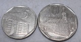 M.13.Kuba, 2er Lot, 5 Centavos 1994 und 10 Centavos 1999