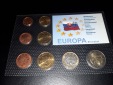 Slowakei - KMS 1 ct - 2 Euro aus 20009 acht Münzen unzirkuier...