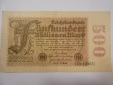 Banknote (34) Deutsches Reich, Weimarer Republik, 500 Millione...